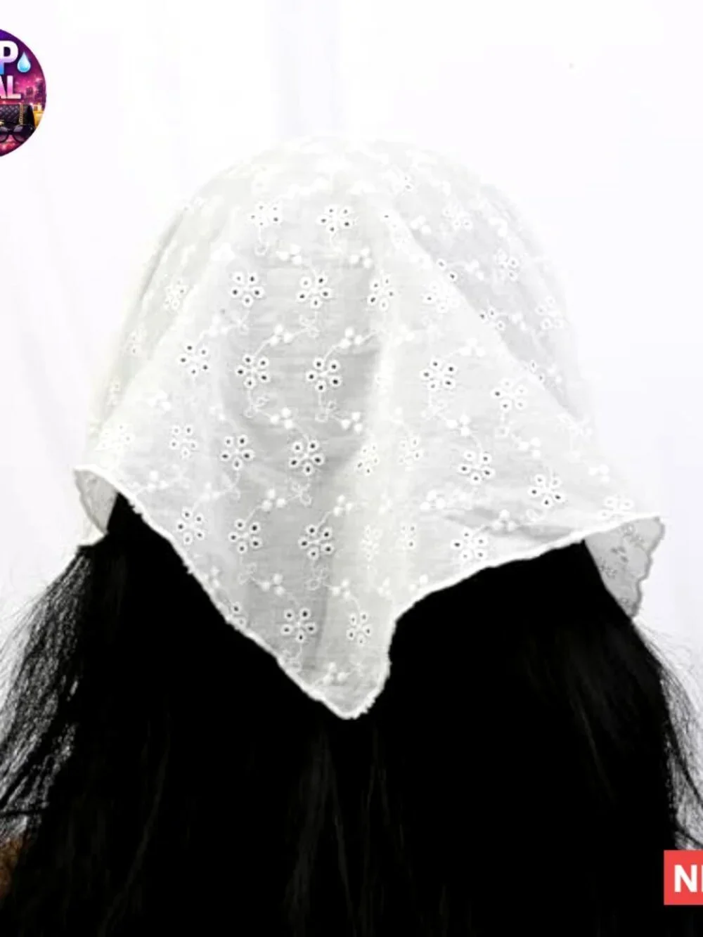 Polyester Fibre Hair Bandana Head Scarf Headband Adjustable